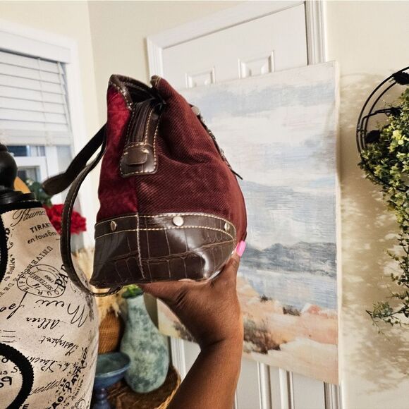 VTG Relic Patchwork Tapestry Detail Boho Shoulder Bag. - Picture 13 of 16